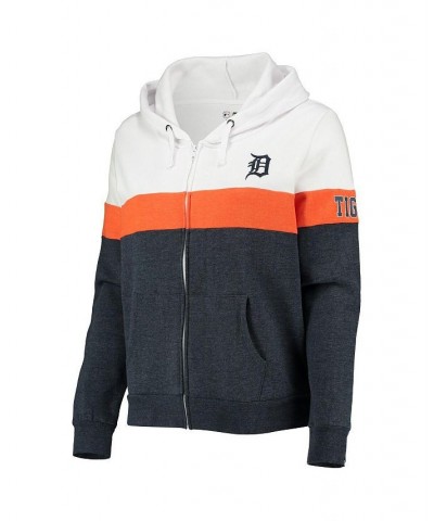 Women's Heathered Navy Detroit Tigers Plus Size Color Block Full-Zip Hoodie Heathered Navy $37.44 Sweatshirts