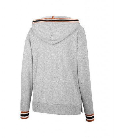 Women's Heathered Gray Texas Longhorns Andy V-Neck Pullover Hoodie Heathered Gray $27.95 Sweatshirts