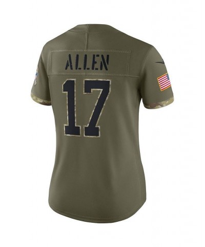 Women's Josh Allen Olive Buffalo Bills 2022 Salute To Service Limited Jersey Olive $45.88 Jersey