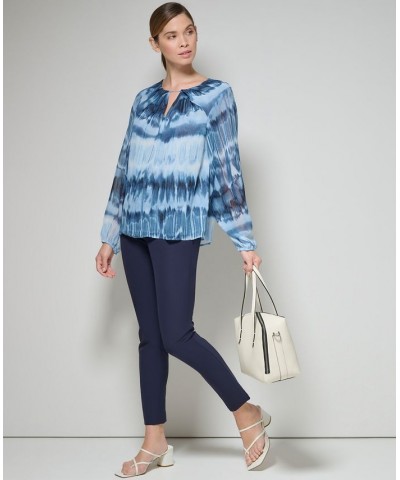 Printed Chiffon Blouse & Skinny Pant Dusk/Black $24.84 Pants