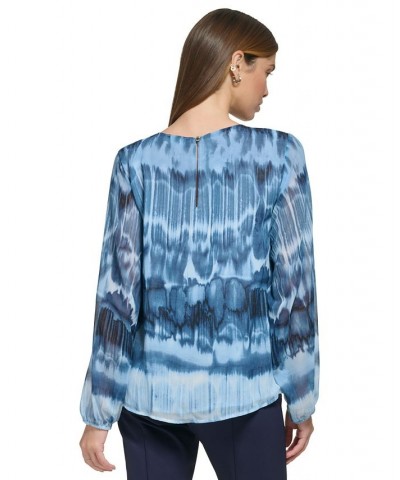 Printed Chiffon Blouse & Skinny Pant Dusk/Black $24.84 Pants