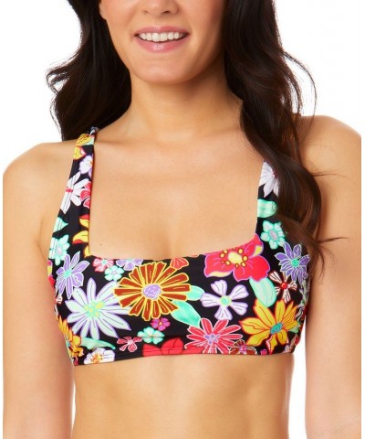 Juniors' Penny Lane Square-Neck Bikini Top Multi $18.19 Swimsuits