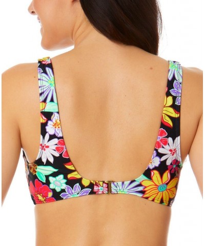 Juniors' Penny Lane Square-Neck Bikini Top Multi $18.19 Swimsuits