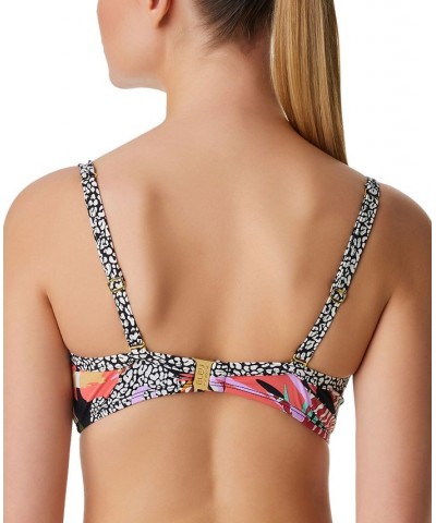 Women's Lets Get Loud Bikini Bra Top & Matching Bottoms Multi $50.50 Swimsuits