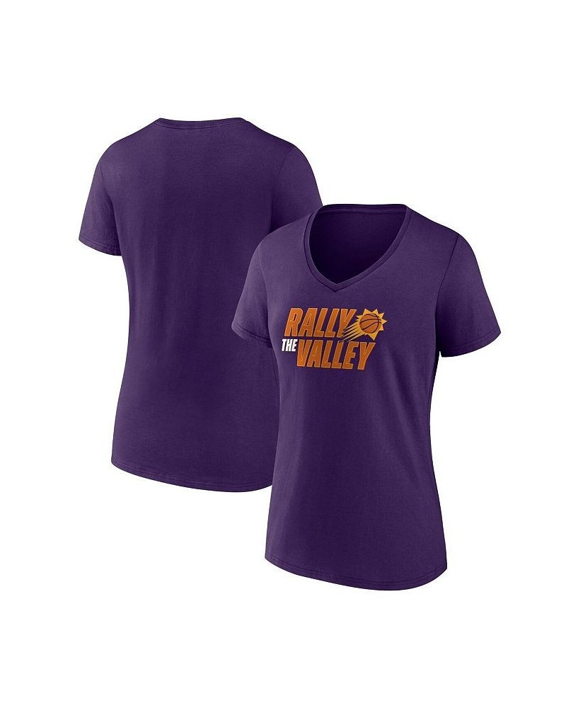 Women's Branded Purple Phoenix Suns Hometown Collection T-shirt Purple $17.20 Tops