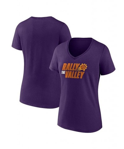 Women's Branded Purple Phoenix Suns Hometown Collection T-shirt Purple $17.20 Tops