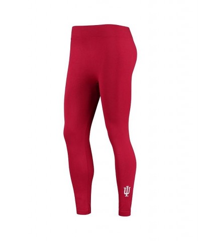 Women's Crimson Indiana Hoosiers Fleece-Lined Leggings Crimson $19.24 Pants