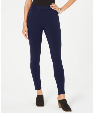 Women's Pull-On Leggings Blue $10.99 Pants