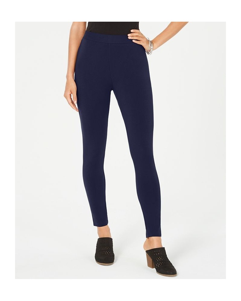 Women's Pull-On Leggings Blue $10.99 Pants