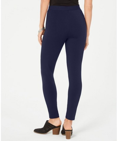 Women's Pull-On Leggings Blue $10.99 Pants