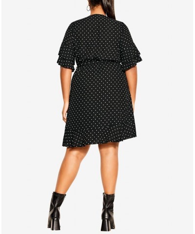 Plus Size Trendy Isabella Print Dress Dainty Spot $54.45 Dresses