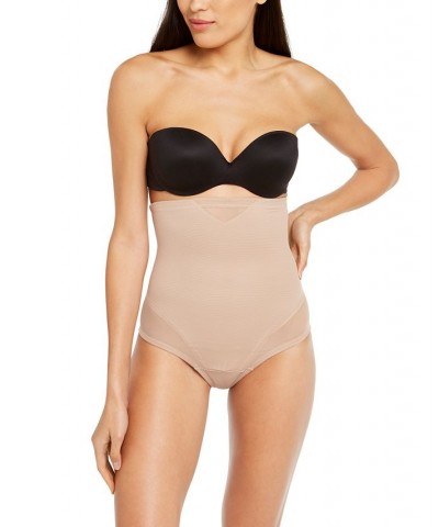 Women's Extra Firm Tummy-Control High-Waist Sheer Thong 2778 Tan/Beige $29.70 Shapewear