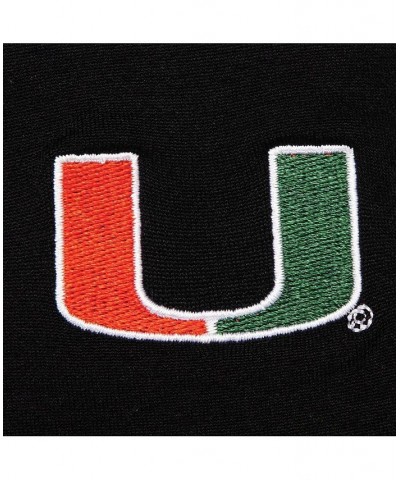 Women's Black Miami Hurricanes Fleece Leggings Black $18.54 Pants