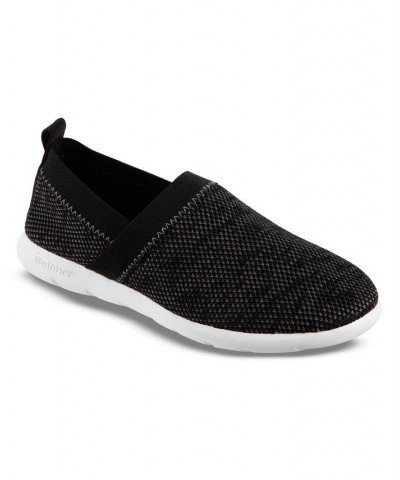 Zenz from Isotoner Women's Indoor/Outdoor Elastic Sport Knit Elastic Slip-Ons Gray $14.00 Shoes