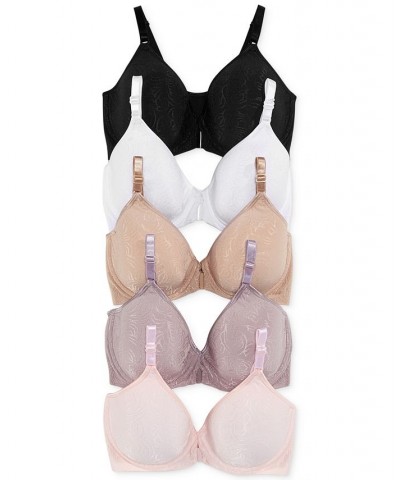 Comfort Revolution Front-Close Shaping Underwire Bra 3P66 Tan/Beige $12.40 Bras