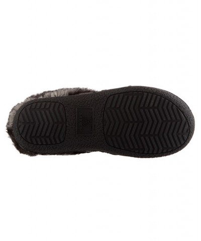 Isotoner Women's Trellis Sweater Knit Slipper Online Only Black $11.00 Shoes