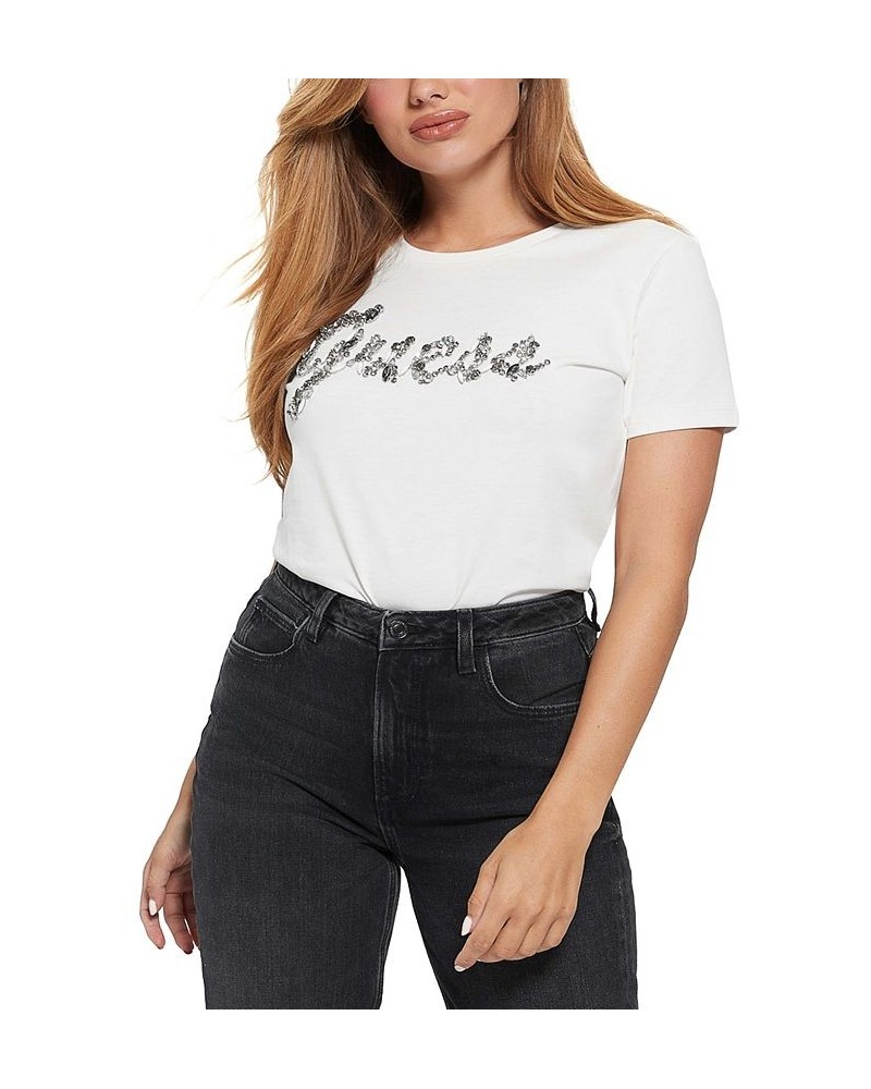 Women's Eco Bonita Logo Short Sleeve T-Shirt White $31.27 Tops