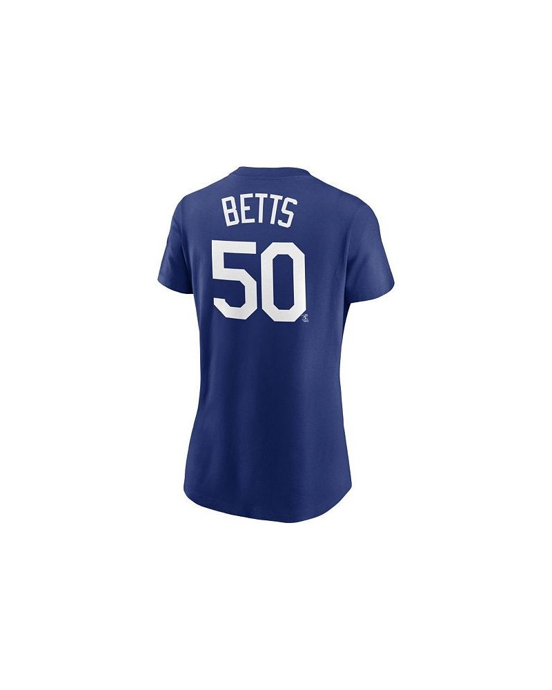 Women's Los Angeles Dodgers Name and Number Player T-Shirt - Mookie Betts RoyalBlue $20.00 Tops