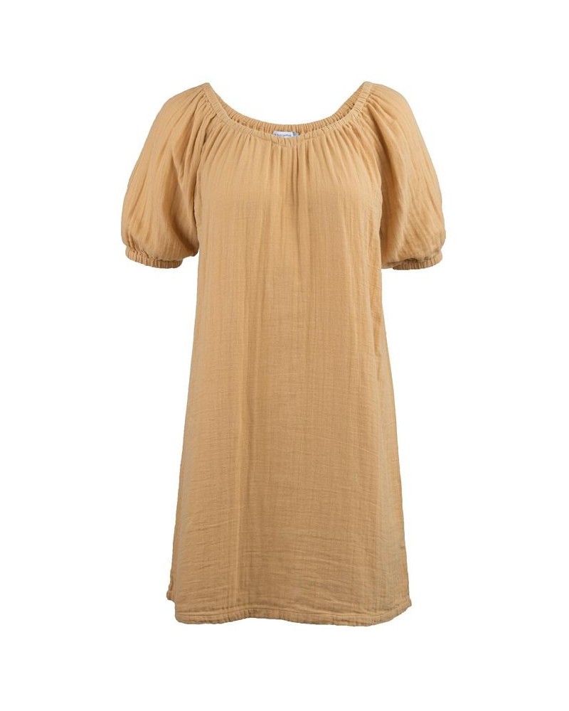 Women's Cotton Gauze House Dress Saffron $40.18 Dresses