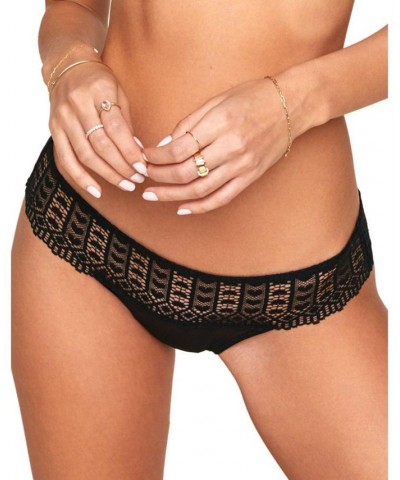 Nymphadora Women's Cheeky Panty Black $10.73 Panty