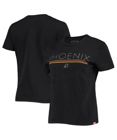 Women's Black Phoenix Suns Arcadia T-shirt Black $25.44 Tops