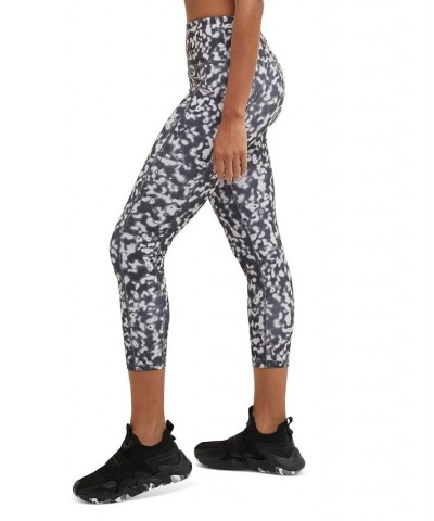 Women's Absolute Eco Printed High Rise 7/8-Length Leggings Spotty Animal Camo Neutral $22.04 Pants