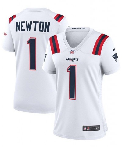 Women's Cam Newton White New England Patriots Game Jersey White $61.10 Jersey