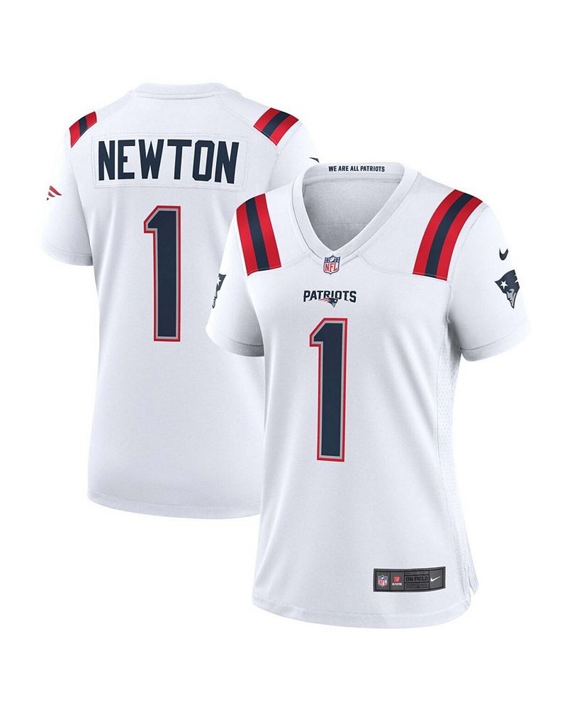 Women's Cam Newton White New England Patriots Game Jersey White $61.10 Jersey