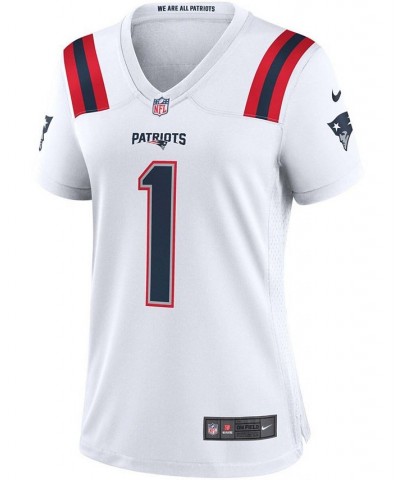 Women's Cam Newton White New England Patriots Game Jersey White $61.10 Jersey