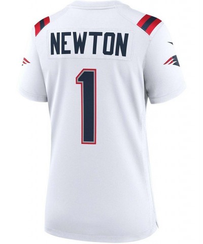 Women's Cam Newton White New England Patriots Game Jersey White $61.10 Jersey