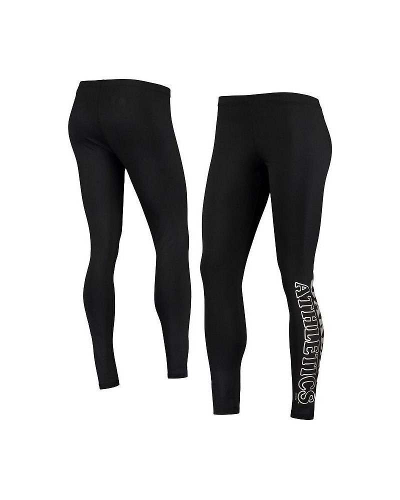 Women's Black Oakland Athletics Stadium Leggings Black $26.99 Pants