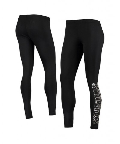 Women's Black Oakland Athletics Stadium Leggings Black $26.99 Pants