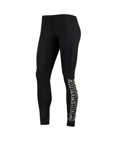 Women's Black Oakland Athletics Stadium Leggings Black $26.99 Pants