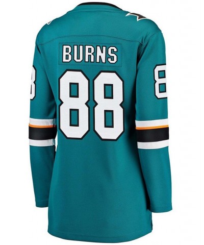 Women's Brent Burns Teal Home Breakaway Player Jersey Teal $80.00 Jersey