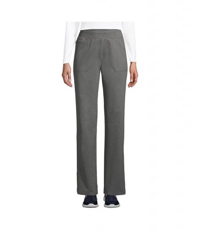 Women's Petite Active 5 Pocket Pants Gray $41.34 Pants