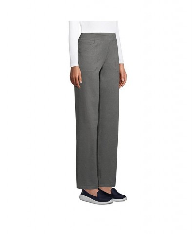 Women's Petite Active 5 Pocket Pants Gray $41.34 Pants