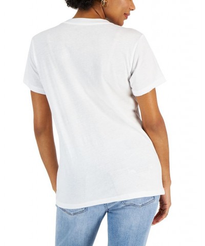 Juniors' California-Graphic T-Shirt White $9.50 Tops