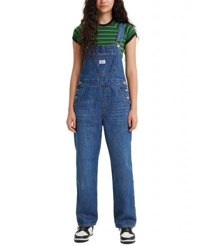 Women's Vintage-Style Cotton Denim Overalls No Hippies $37.80 Jeans