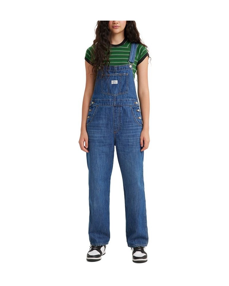 Women's Vintage-Style Cotton Denim Overalls No Hippies $37.80 Jeans