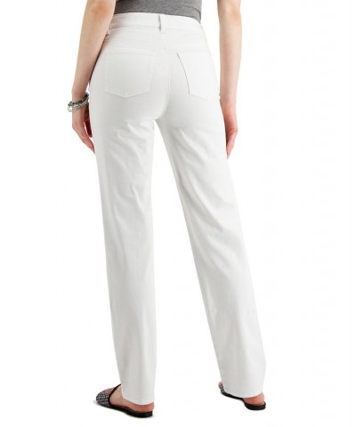 Women's Straight-Leg Jeans in Regular Short and Long Lengths Bright White $15.89 Jeans