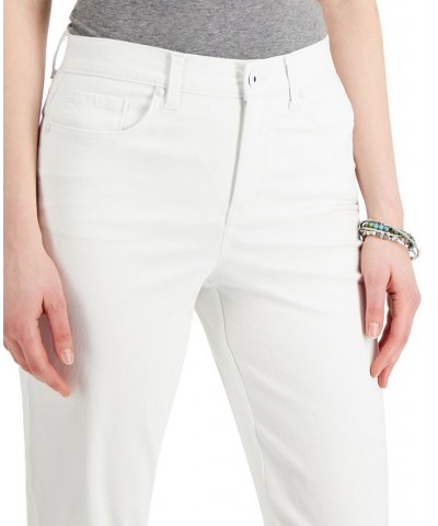 Women's Straight-Leg Jeans in Regular Short and Long Lengths Bright White $15.89 Jeans