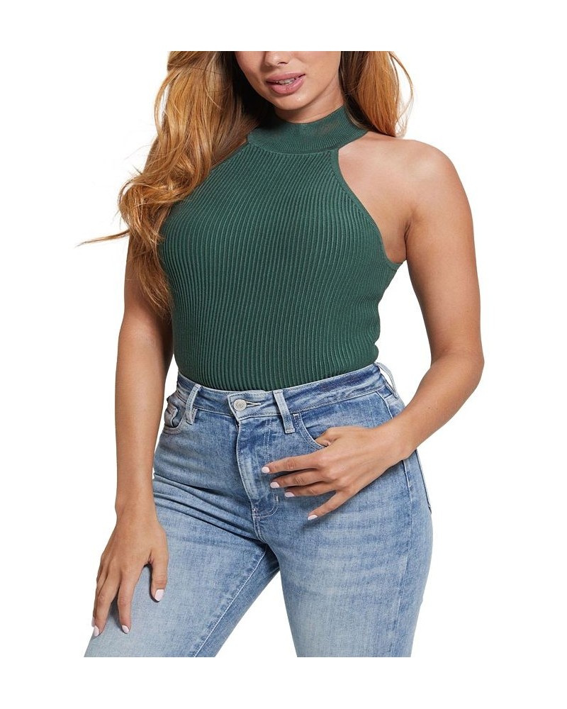 Women's Shayna Sleeveless Mock-Turtleneck Top Orange $29.67 Tops