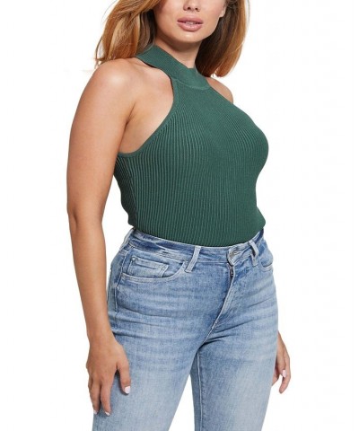 Women's Shayna Sleeveless Mock-Turtleneck Top Orange $29.67 Tops