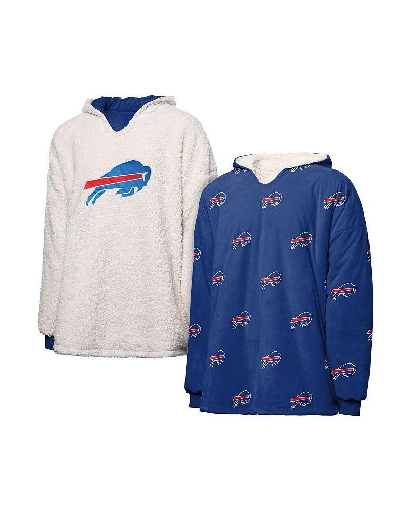 Women's Buffalo Bills Repeat Print Reversible Hoodeez Royal $36.08 Sweatshirts