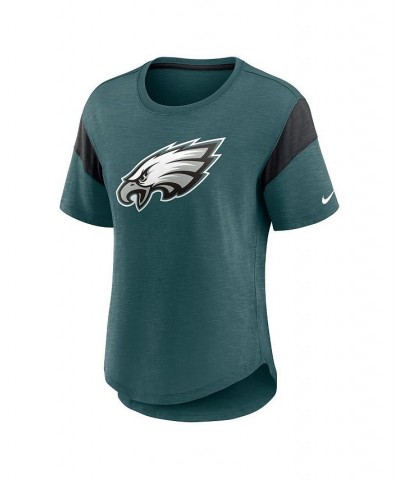 Women's Heather Midnight Green Philadelphia Eagles Primary Logo Fashion Top Heather Midnight Green $23.00 Tops