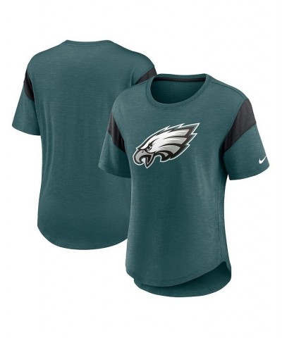 Women's Heather Midnight Green Philadelphia Eagles Primary Logo Fashion Top Heather Midnight Green $23.00 Tops