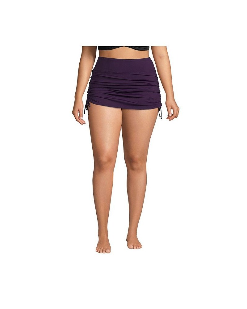 Women's Plus Size Tummy Control Adjustable Swim Skirt Swim Bottoms Hot pink $39.75 Swimsuits