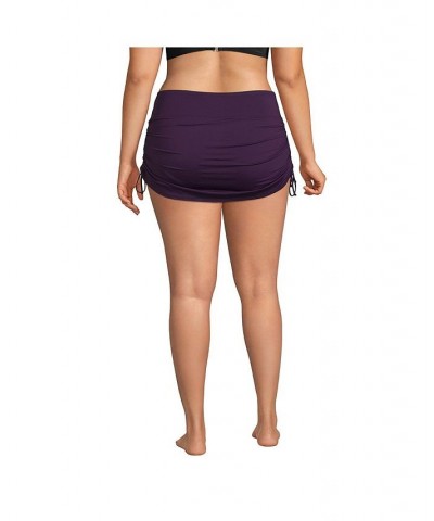 Women's Plus Size Tummy Control Adjustable Swim Skirt Swim Bottoms Hot pink $39.75 Swimsuits