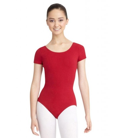 Short Sleeve Leotard Royal $20.36 Tops