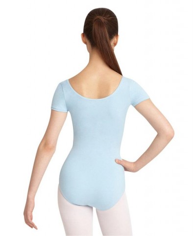 Short Sleeve Leotard Royal $20.36 Tops